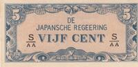 Netherlands Indies 5 Cent (MEV.201B) P.120c. -