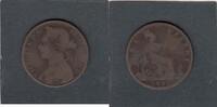 Great Britain 1 Penny VICTORIA KM.755,, -