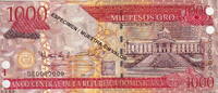 Dominican Rep. 1.000 Pesos SPECIMEN P.187s1 -