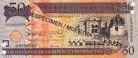 Dominican Rep. 50 Pesos SPECIMEN P.183s1 -