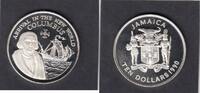 10 Dollar COLUMBUS SHIP 1990 Jamaica KM.144A PP