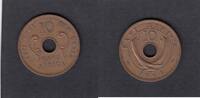 East Africa 10 Cent HOLE KM.40 -