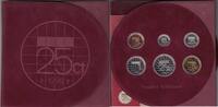 Netherlands 8,90 Gulden ORIGIN.SET(6) THEMA 25 CENT KM.PS47 -
