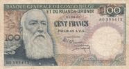 Belgian Congo 100 Francs P.33c -