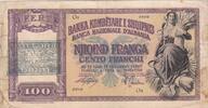 Albania P.14 100 Franga tear(6) 1945 F-VF