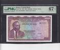100 Shillings PMG 67 1972 Kenya P.10c. unz
