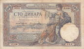 100 Dinar 1920 Yugoslavia P.22 VF