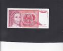 10 Dinara Replacement 1990 Yugoslavia P.103r unz