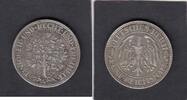 5 Mark  OAK TREE 1927A Germany KM.56 VF
