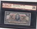 100 Dollars BCS 25 1937 Canada P.64b VF