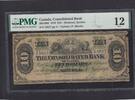 10 Dollars PMG 12 1876 Canada P.S1725 F