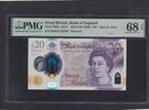 20 Pounds PMG 68 2018 Great Britain P.396a. unz