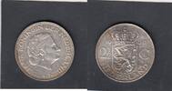 Netherlands 2 1/2 Gulden JULIANA KM.185 -