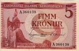 Iceland 5 Kroner P.37a -