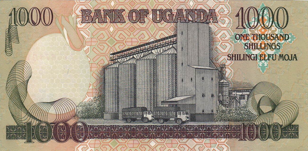 Uganda 1.000 Shillings 2008 FARMER P.43 UNC