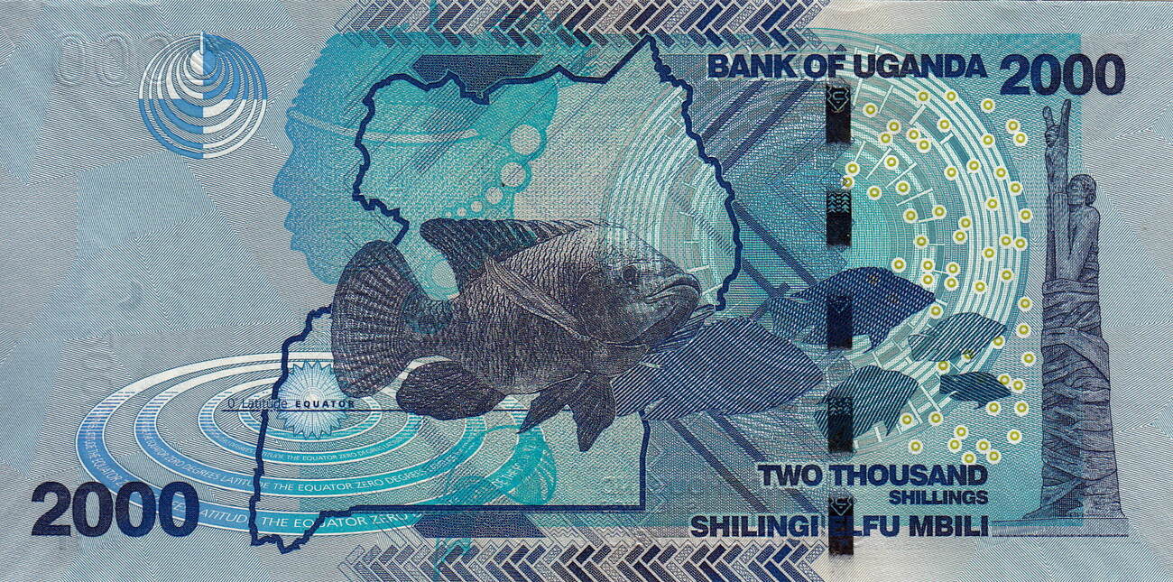 Uganda P 50-2000 Shillings 2010 UNC 