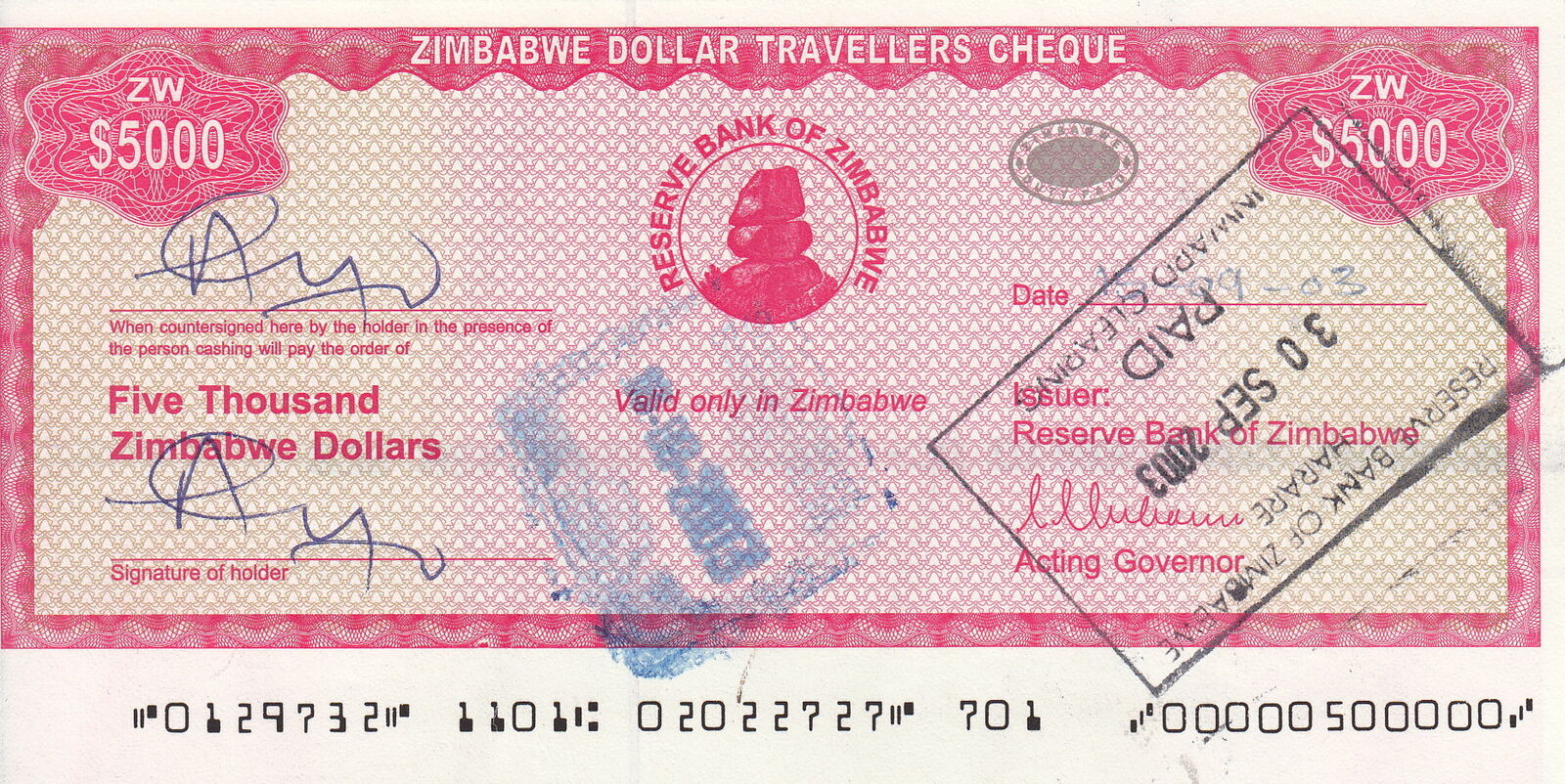 Traveller s cheque. Travellers cheques.