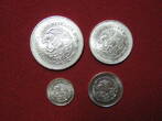 Mexiko  Libertad Siegesgöttin 1992 Fractional Set 1/20 - 1/2 Unze. BU unc.