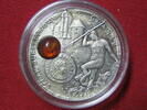 Niue 1 Dollar Amber Route Danzig mit Bernstein -