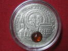 Niue 1 Dollar Amber Route Elblag mit Bernstein -