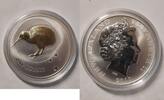 Neuseeland One Dollar 2010 Neuseeland Kiwi 2010 Gildet. 1 Unze BU Goldet 80.34 US$  +  16.88 US$ shipping