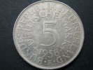 BRD BRD 5 DM Silberadler 1958 F vz - Prägefrisch 5 DM 1958 F vz prägefrisch