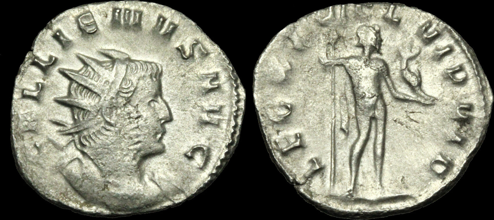 ROMAN IMPERIAL AN-PFTJ - GALLIENUS - Billon Anto., LEG XI C L VI P VI F ...