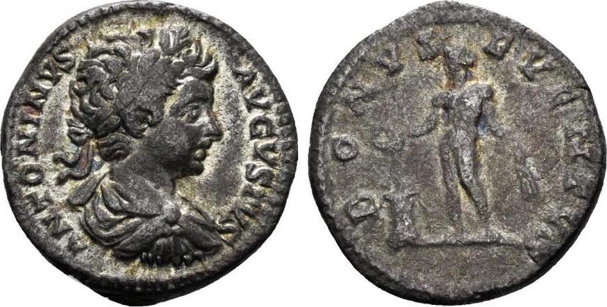 Ancient selling Roman denarius Caracalla, 198-217 (C254)