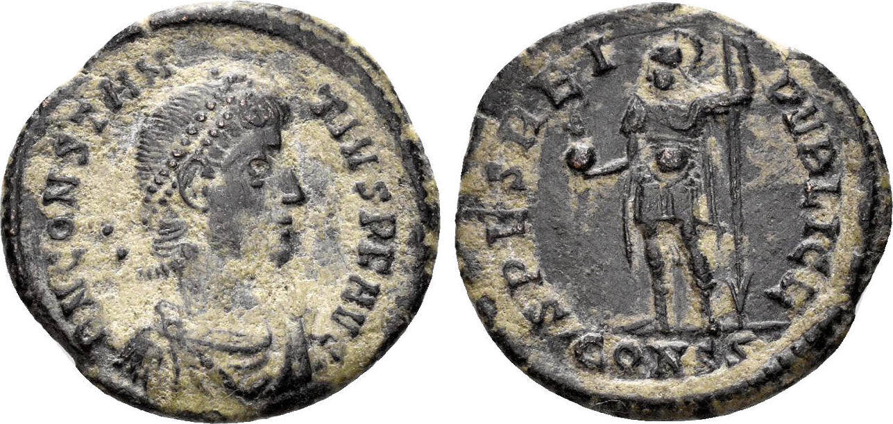 Roman Empire AE3 Constantius II. 337-361 AD. Emperor