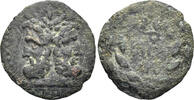 GREEK AE As Sicily, Uncertain Roman mint. Late 2nd century BC. (3.44g, 21.5mm). CNS I, 83 (Panormus) -