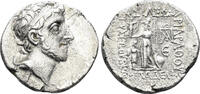 GREEK AR Drachm Cappadocian Kingdom. Ariarathes X Eusebes, Philadelphos. 42-36 BC. (3.58g, 17mm). Mazaka/ Eusebeia mint. Dated RY 5 (38/7 BC). -