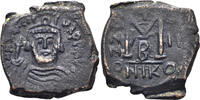 BYZANTINE Heraclius. 610-641.   (12.11g, 32mm). Nicomedia mint. Dated RY 2 (611/2). SB 833 AE Follis 611 VF