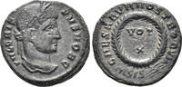 ROMAN AE Follis 316-326 AD Crispus, Caesar.  (3.30g, 18mm). Siscia mint.... 25.61 US$  +  24.45 US$ shipping