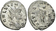 NEW AE Gallienus. 253-268 AD. AE Silvered Antoninianus (3.13 gm, 19mm). Rome mint. Struck 261-262 AD. RIC 160 -