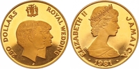 Jamaika 250 Dollars Gold Elizabeth seit 1952. Picture