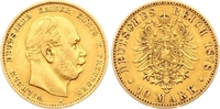 Preußen 10 Mark Gold Wilhelm I. 1861-1888. Picture