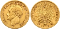 Sachsen 10 Mark Gold Johann 1854-1873. Picture
