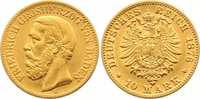 Baden 10 Mark Gold Friedrich I. 1856-1907. Picture