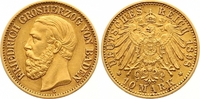 Baden 10 Mark Gold Friedrich I. 1856-1907. Picture