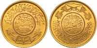Saudi-Arabien Pound Gold Abd Al-Aziz Bin Sa'ud (AH 1344-1373 1926-1953. Picture