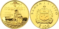 West Samoa 100 Dollars Gold Picture