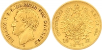 Sachsen 10 Mark Gold Johann 1854-1873. Picture
