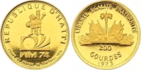Haiti 200 Gourdes Gold Republik nach 1863. Picture