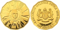 Malaysia 200 Ringgit Gold Picture