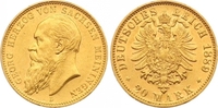 Sachsen-Meiningen 20 Mark Gold Georg II. 1866-1914. Picture