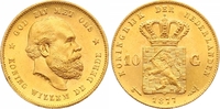 Niederlande-Königreich 10 Gulden Gold Wilhelm III. 1849-1890. Picture