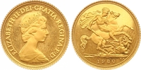 Großbritannien 1/2 Sovereign Gold Elizabeth II. Seit 1952. Picture