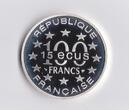 Frankreich 100 F Silber 1993 -Porte de Brandenbourg- Proof