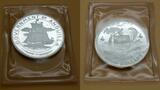 Anguilla 1/2-1-2-4 Dollar 1970 Marienkirche, Inselkarte, Nationalflagge, Eineinhalbmaster Proof