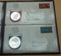 Papua Neuguinea Div. 1975 Komplettsammlung FDC Numisbriefe 1 Toea - 10 Kia Proof Numisbriefe